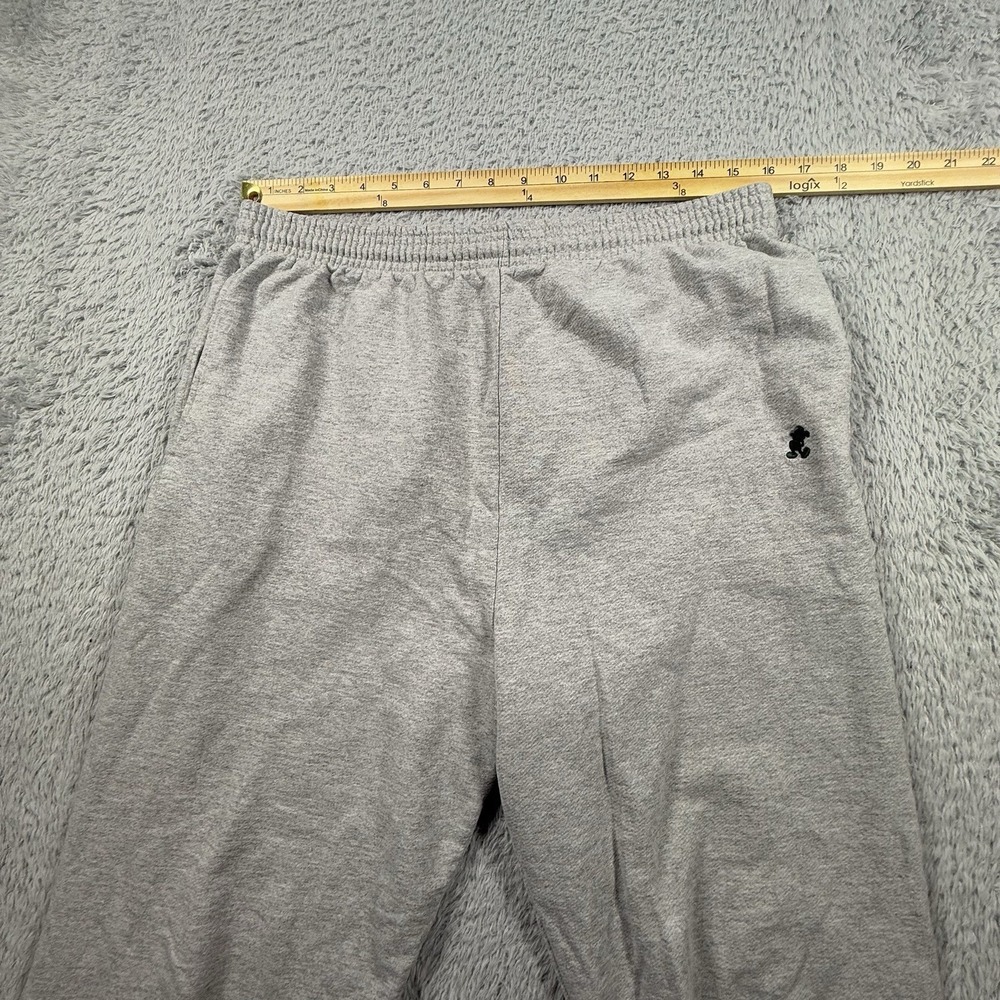 VINTAGE Walt Disney World Sweatpants Gray Mickey Mouse Mens Made in USA - Picture 5 of 9